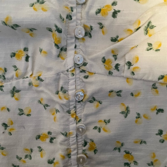 Abercrombie & Fitch Lemon Tank Top- Size Small - Picture 3 of 3